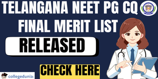 Telangana NEET PG CQ Final Merit List Out; Check Now @knruhs.telangana.gov.in
